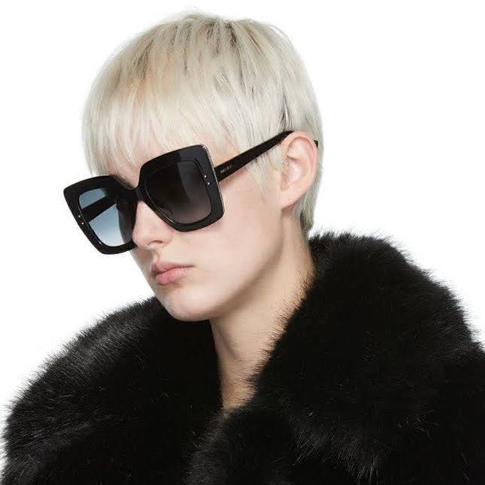 BRAND NEW JIMMY CHOO AURI/G/S 807 Black Women Sunglasses
